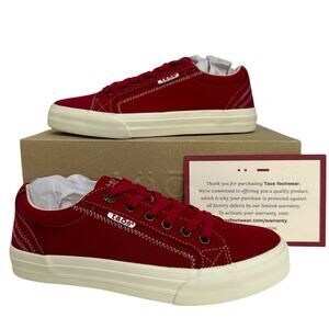 NIB Taos PLIM SOUL Red Canvas Sneakers